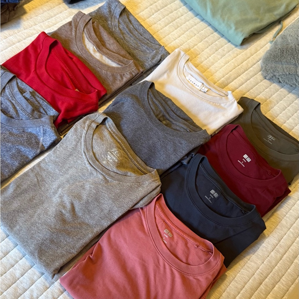 Assorted Crew Neck T-Shirts